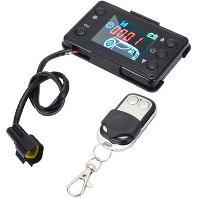 12V Car Heater LCD Switch Controller with 4 Button Remote Control For Car Diesels Air Heater Parking Heater