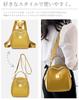 Suitcase Company GPT Mini Backpack for Stylish and with Shoulder Zipper and Mustard Women, 3-Way, Cute, Strap, Gusset, closure, Handbag/Shoulder
