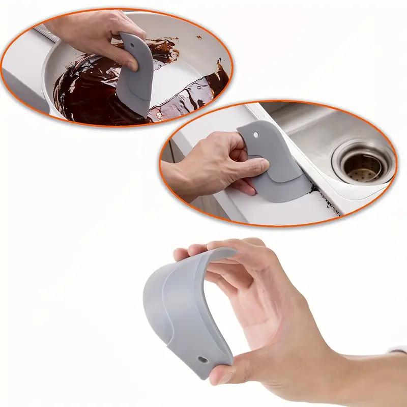 1 pièce, Grattoir doux, Grattoir de cuisine ménager, Grattoir doux de cuisine multifonctionnel mignon dessin animé, Outil de pâtisserie, Outil de cuisine pour gratter les taches d'huile