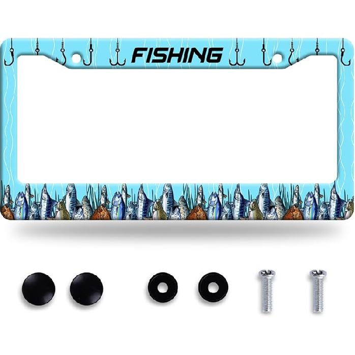 I Hope Something Good Happens To You Today License Plate Frame Funny Text License Plate Frames Stainless Steel Accessories Cars Decor With 2 Holes