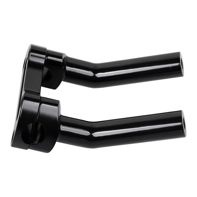 A16P-For Sportster Dyna Street Bob FXDB Compatible 6" Pullback Handlebar Riser Top Clamp