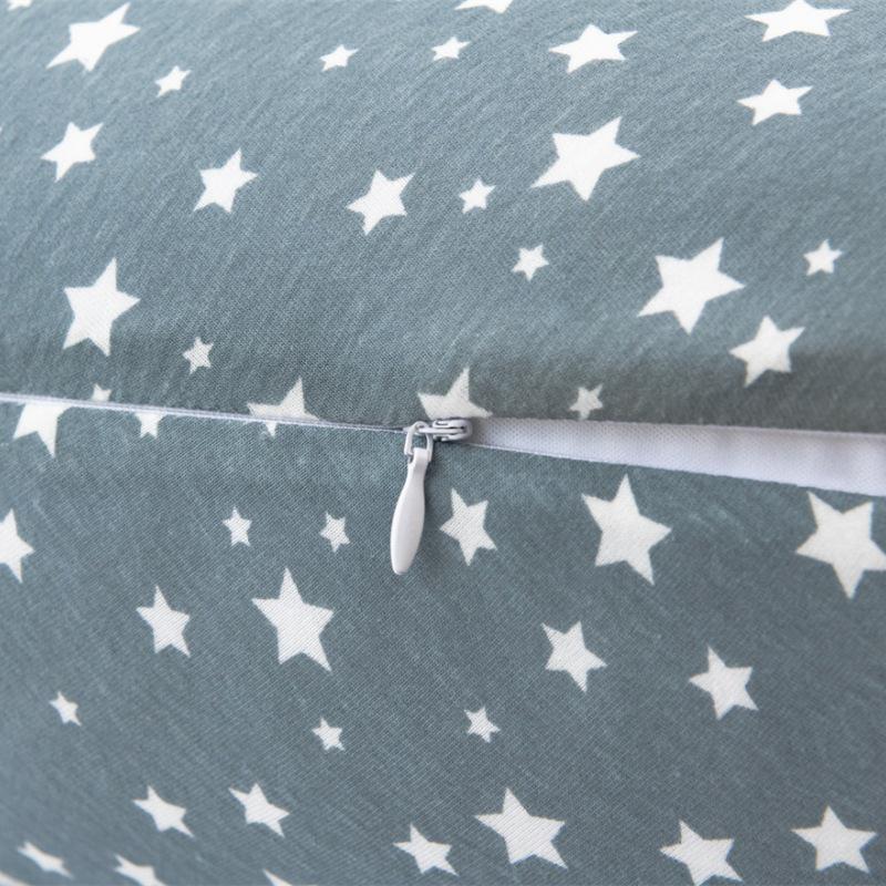 New Star C-Shaped Pregnancy Pillow: Pure Cotton, Solid Color, Provides Belly Support, Waist Protection, and Side Sleep Comfort.