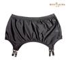 Sexy Luxury Metal Gourd Buckle Women's Oil Glossy Suspender Belts Female Elastic Garters Buttocks Skirt Underwear Sleepwear