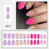 Almond Press On Nail Easter Fake Nail Stick On Nail In 12 Sizes,24 Pcs French Nail Tips for DIY Nail Art Decorations