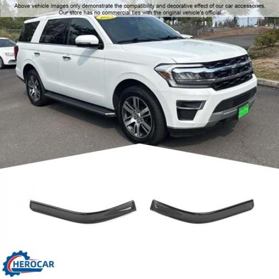 Smoked Side Mirror Turn Signal Light Lamp Trim Cover For Ford Expedition -24