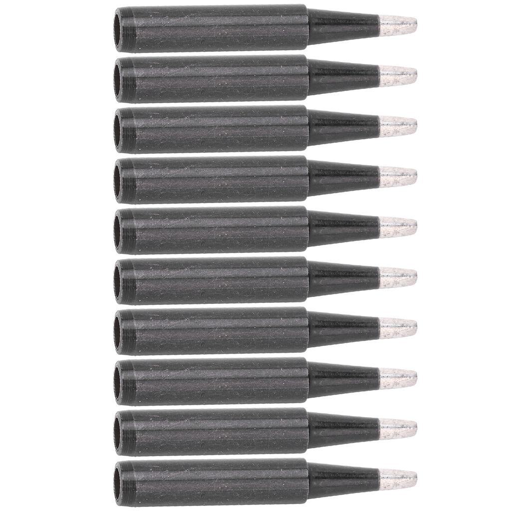 10Pcs Soldering Iron Tips Replacement Black Inner Heating Type Accessories 900M T 2.4D