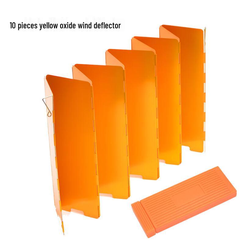 ZISIZ Foldable Aluminum Stove Windscreen 20x20cm