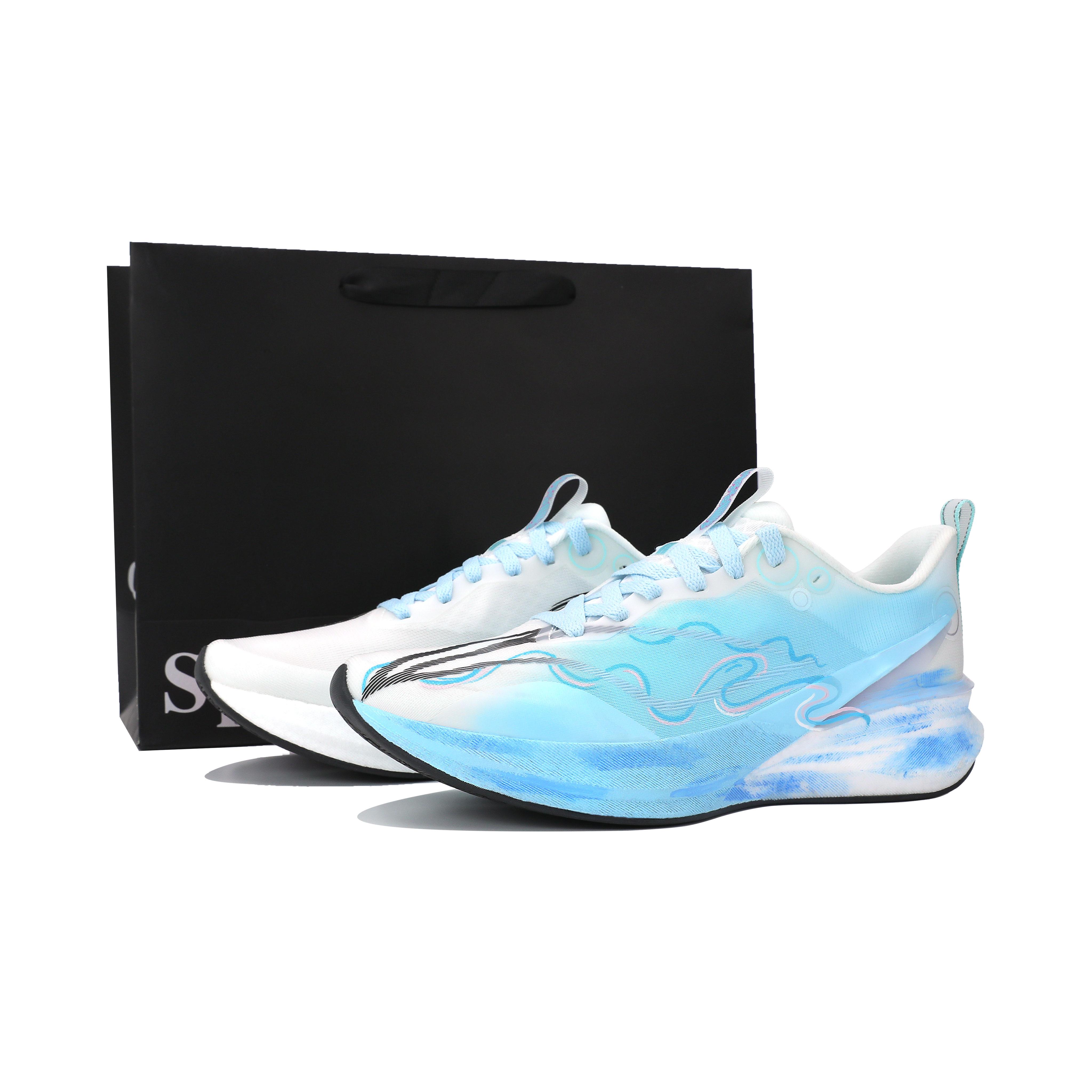 

Li Ning Red Hare 8PRO Низкие Беговые Кроссовки с Карбоновой Пластиной Унисекс Сине-Белые ARPV003-1(Team1005-КОРОБКА) 38