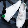 2024 White Color Sneakers Non-slip Men Shoes Spring Autumn New Leather Breathable Outdoor Shoes Men Sneakers Flats Man Trainers