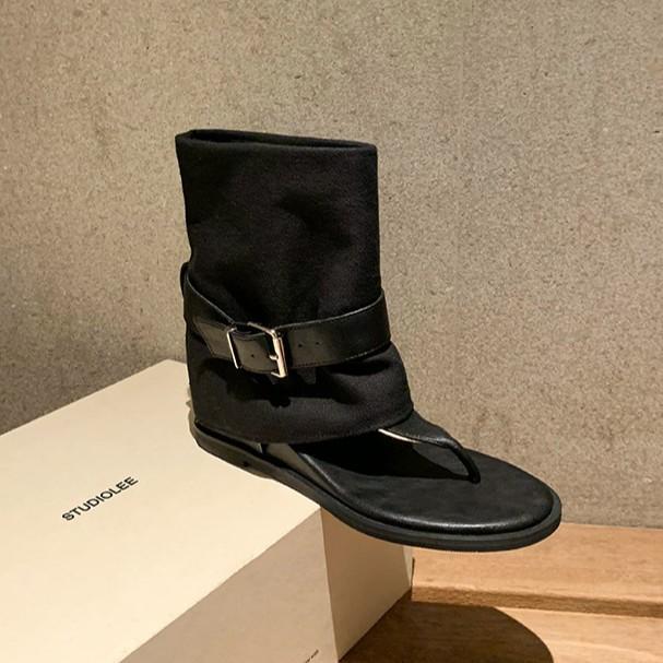 

Овчина~ Мать винограда, тот же стиль имеет увеличение высоты на 4,5 см, сандалии-елочки, женская цветовая гамма, пряжка-ремень, носок, Spice Girl меди 40