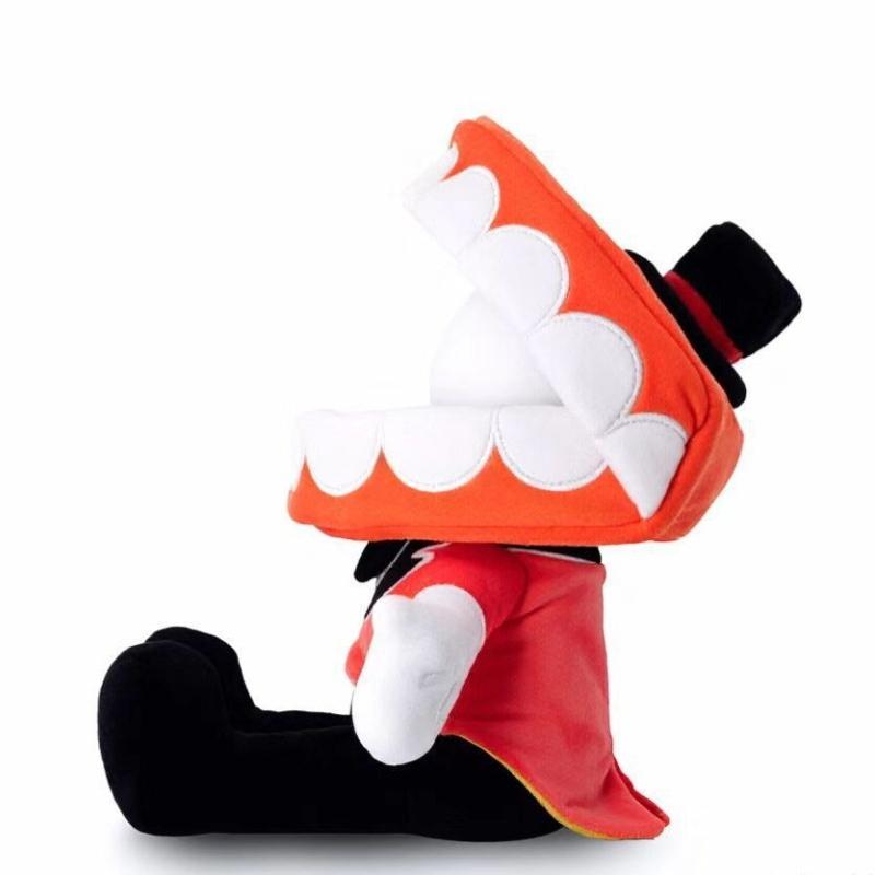 Circus Plush Caine Ringmaster and Jax Suit Pomni Soft Stuffed Dolls Digital Circus Characters Plushies for Fans Kids Birthday Gift