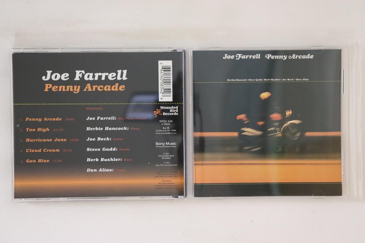 

CD JOE FARRELL - Penny Arcade WOU634 WOUNDED BIRD RE 2011 US Jazz Used
