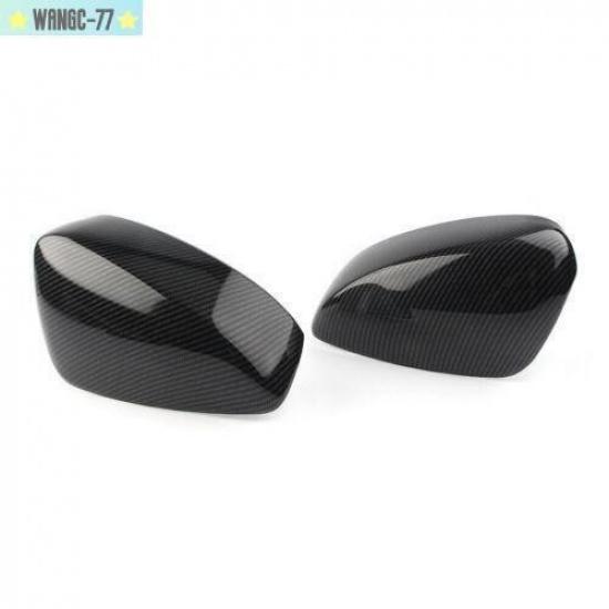 For Mazda 3 Axela 2014-2016 Carbon Fiber Car Rearview Mirror Cover Trim Decor