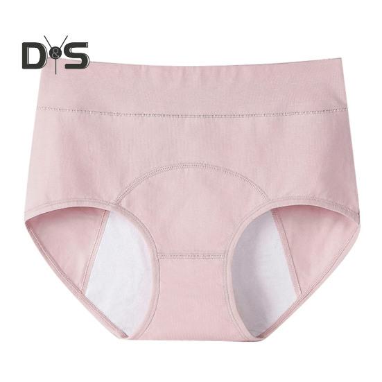 Dámské kalhotky Jednobarevné Nadměrná velikost Zvedající zadek S vysokým pasem Bezešvé Elastické Kalhotky proti protečení na menstruaci Dámské spodní prádlo