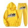 Unisex Trapstar Red & Black Tiger Head Hoodie and Sweatpants Set