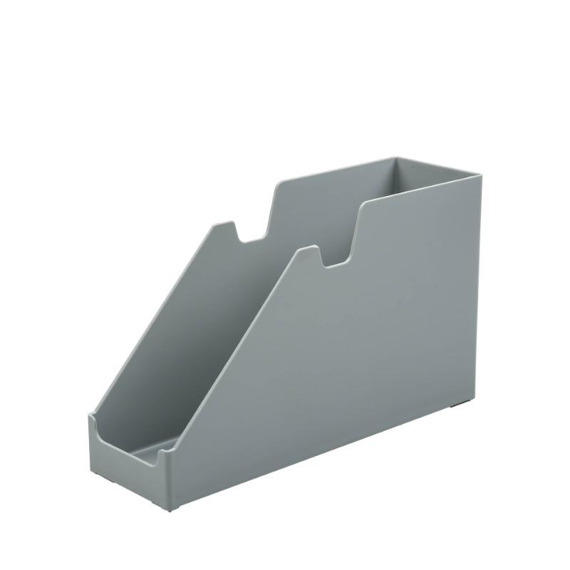 

Beveled Storage Box, Plastic Kitchen Fruit and Vegetable Storage Basket, Desktop File Organization and Storage Box The bevel is 30x9x18cm серый