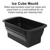 Collapsible Silicone Ice Cube Mould Easy Demoulding Quick Freezing Reinforced Large Ice Cube Maker Mold