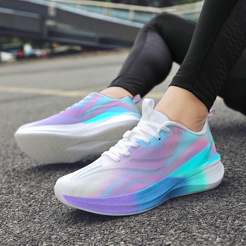 Lehké běžecké boty na maraton pro studenty: Módní rychlé tenisky pro muže a ženy