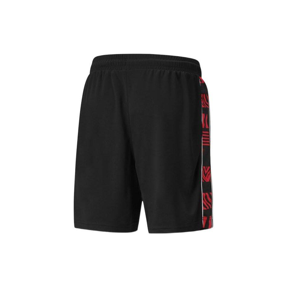 Puma Acm Ftblheritage Pantaloni Scurți Sport cu Șnur și Talie Elastică pentru Bărbați Negru 765094-01