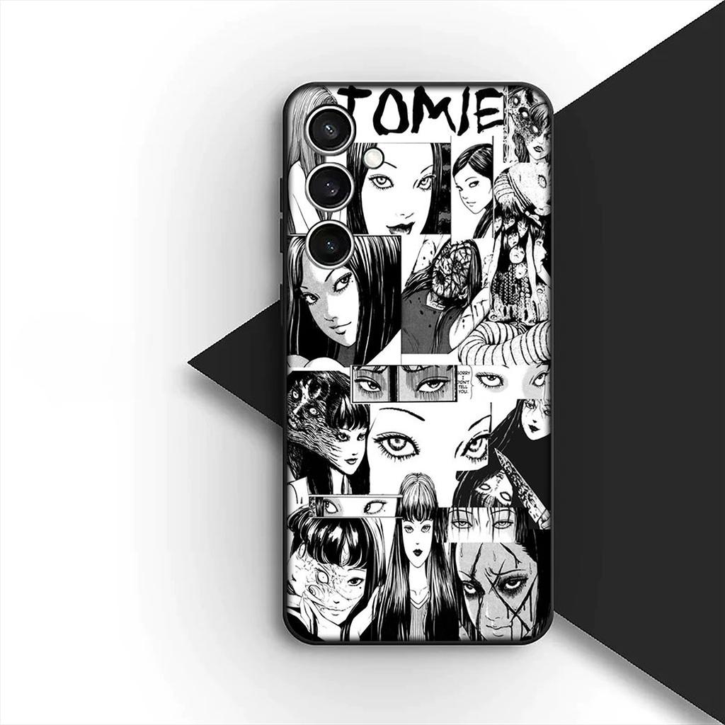 Cover for Samsung Galaxy S20 S22 S21 FE Ultra Plus A07 A17 A15 A16 A25 A57 A37 Phone Case Tomie Anime Girl Junji Ito Collection