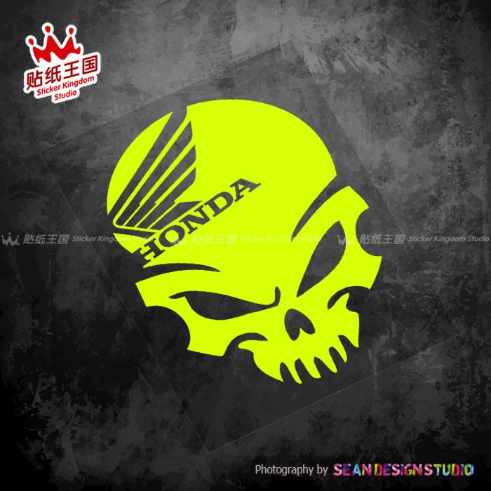 For Honda Skull CBR1000 600RR CB1000 CB650F NT1100 XL750 XADV750 Africa Twin motorcycle Decals Waterproof Stickers 25 NE1