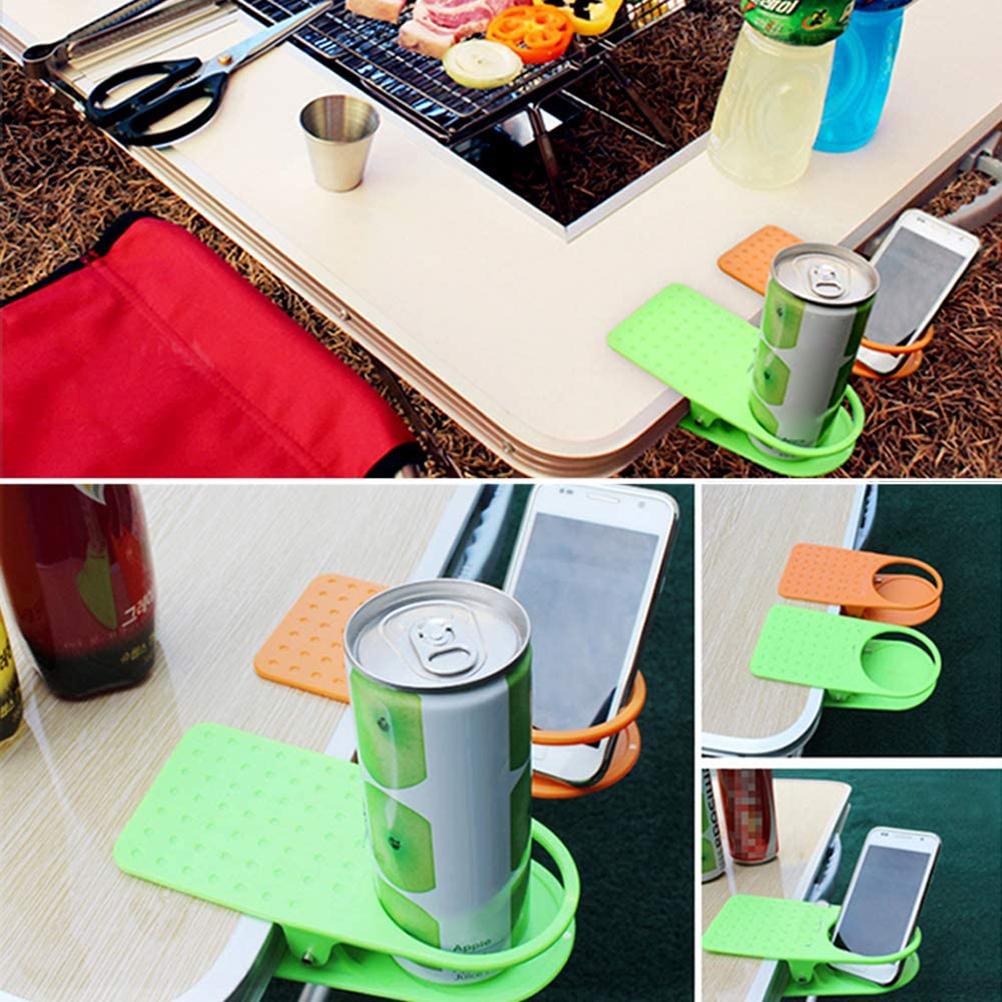 ZK30 4PCS Cup Holder Clip Multifunction Cup Holder with Clip for Drinking Water Coffee
