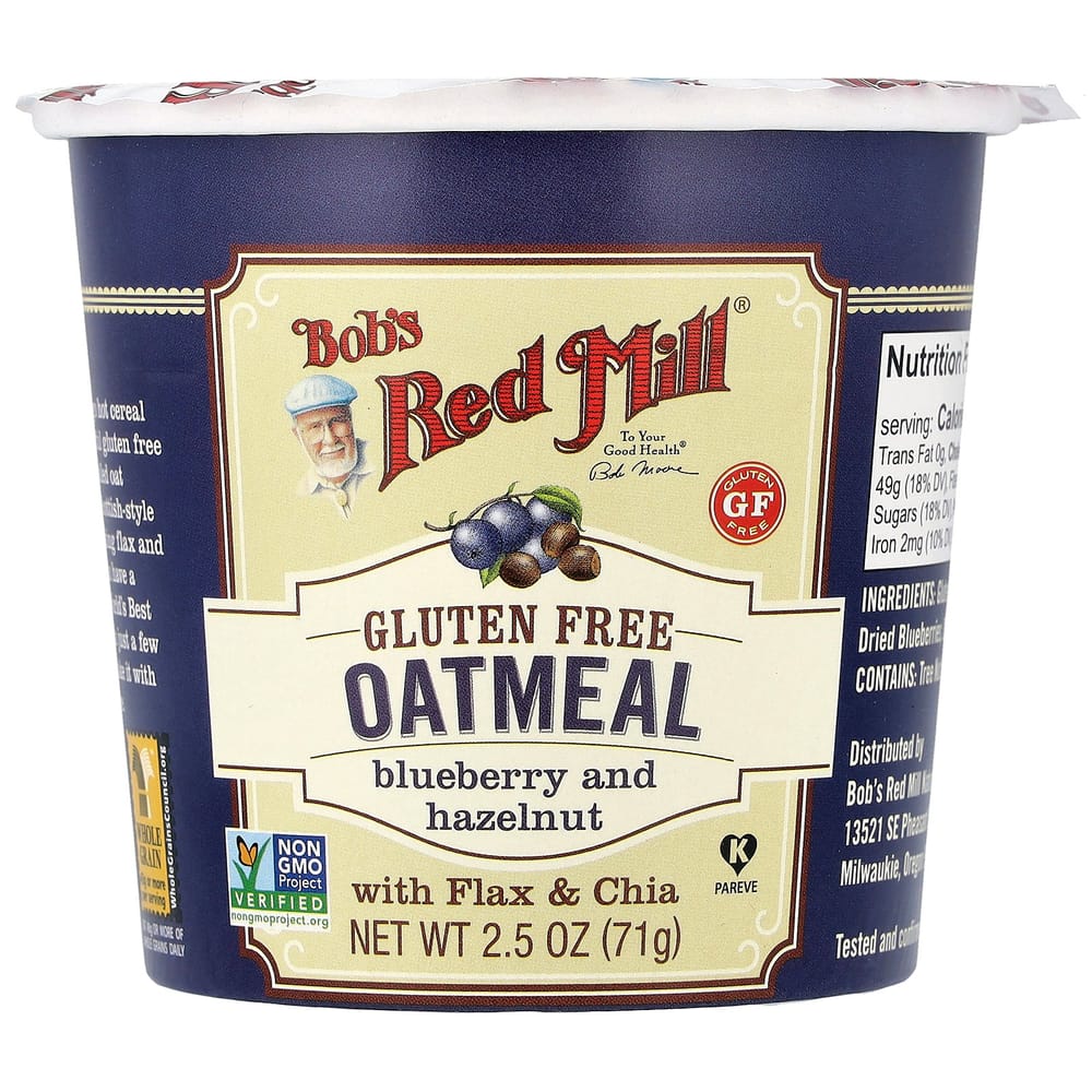 Bob s Red Mill Oatmeal Cup - Blueberry + Hazelnut 71g (2.5oz)