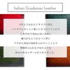 [Dom Teporna] Men's Business Card Holder, Genuine Leather, Thin, 4 Pockets, Gradient Cowhide, Italian Leather, Vegetable-Tanned Leather, Business Card