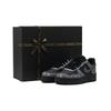 Air Force 1 Abriebfeste Low-Top Skateboard-Schuhe Unisex Schwarz Grau CW2288-001(Team500-SBOX)