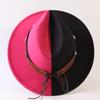 Popular European and American Classic Double-color Wide-brimmed Top Hat Men's and Women's Fashion OL Style Cowboy Hat Jazz Hat