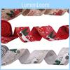 Cheerful Holiday Decor With 2m Cartoon Printed Christmas Ribbons In Assorted Colors