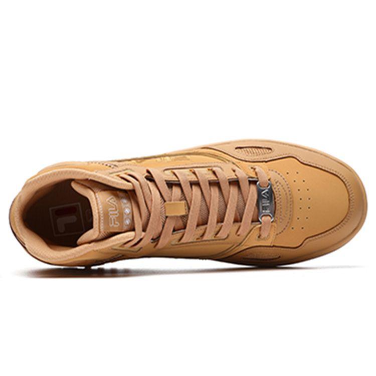 Fila High-Top Retro Basketball Shoes Men Sneakers Tan F12M141211FCL