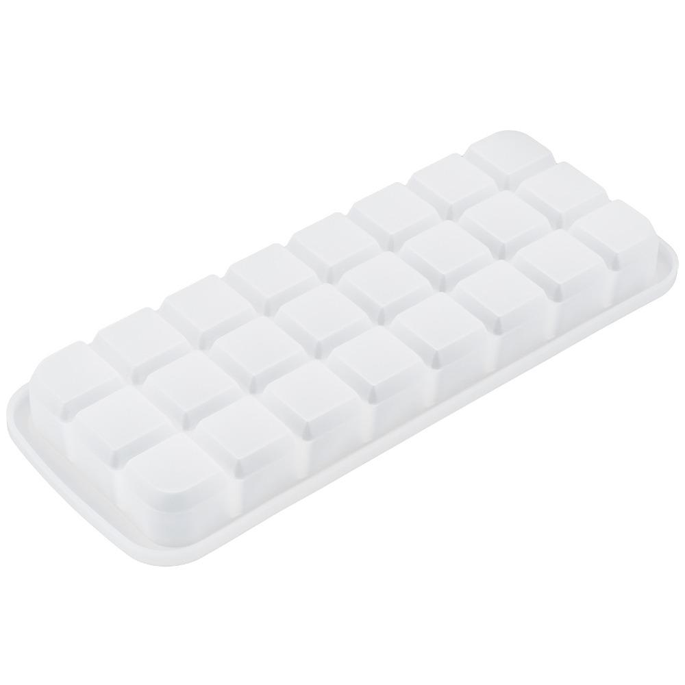 Silicone Ice Cube Mold 24 Grid Small Cubes Ice Tray Reusable Ice Cubes Tray Home