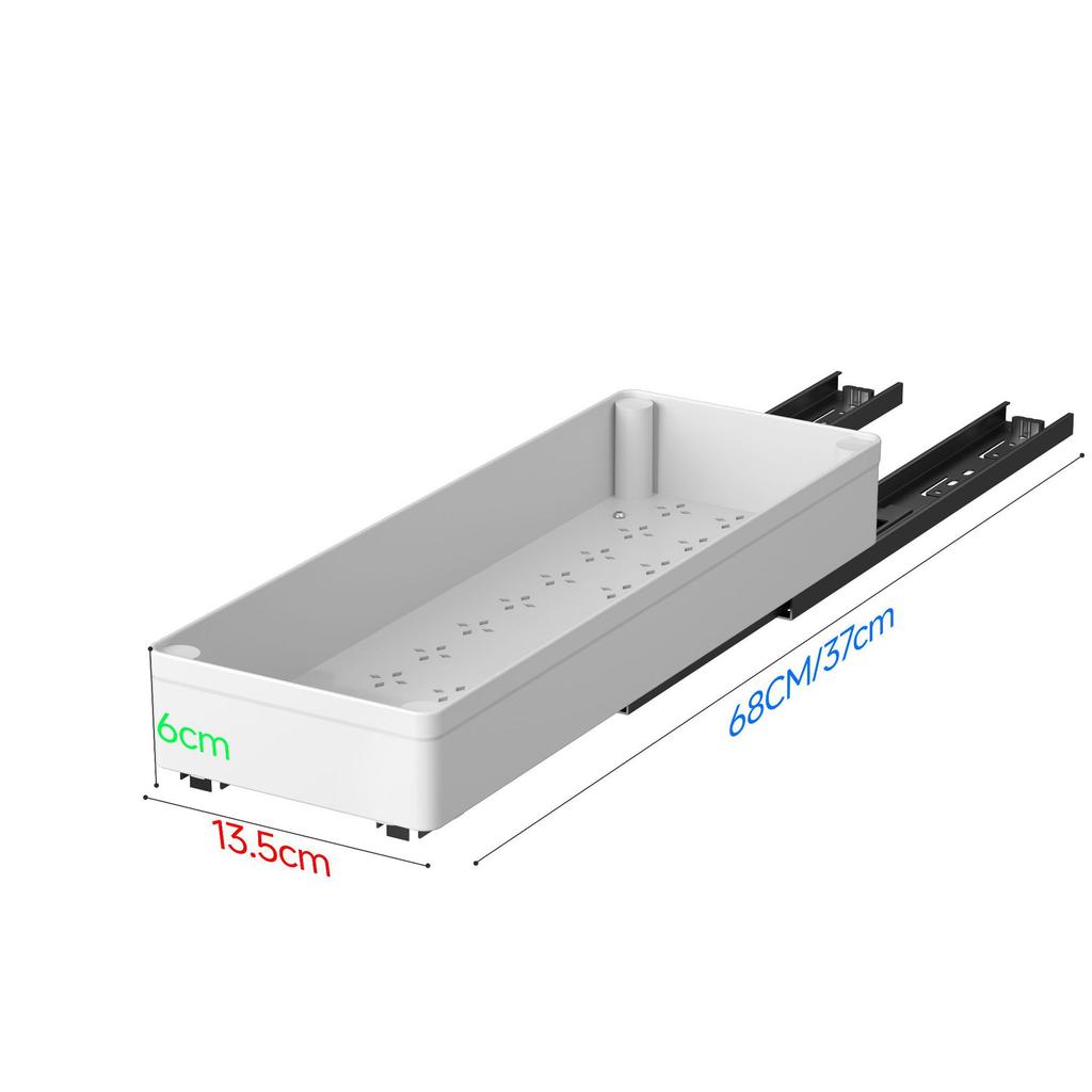 1-3pcs non-slip telescopic pull-out cabinet storage basket-drawer storage rack, suitable for kitchen cabinets, cutlery storage