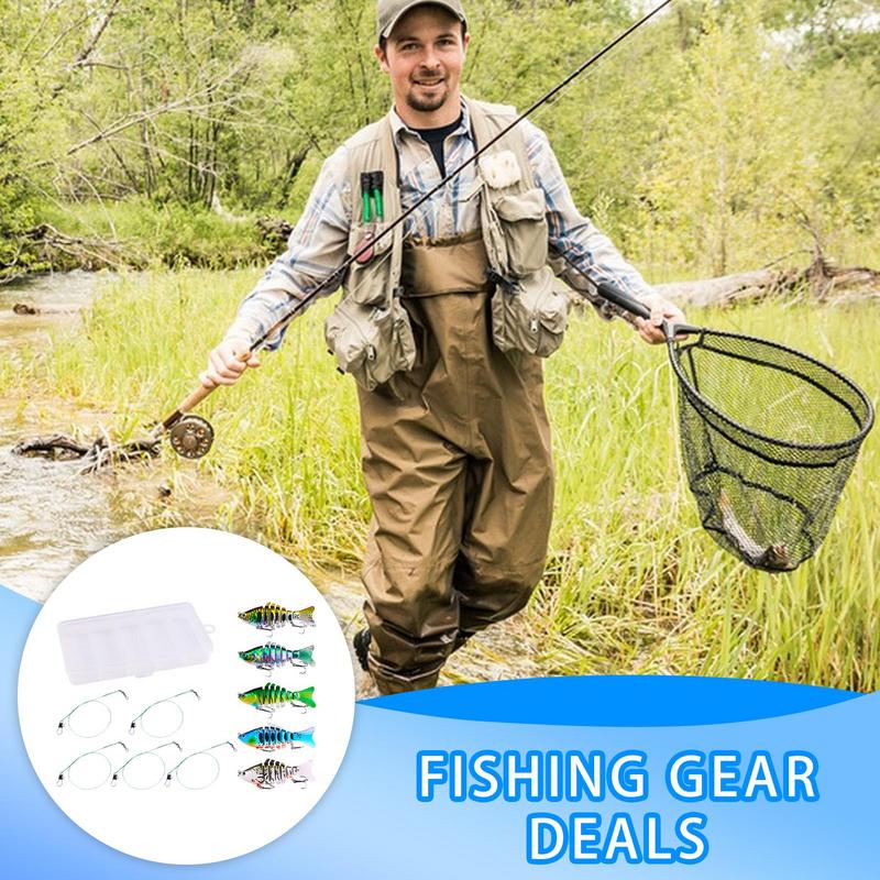 Fishing Lures Bass 3D Robotic Trout Bait Fish Accessories For Freshwater Lake Inshore Surf Pond Saltwater Deep Sea Offshore Boat