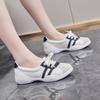 Korean version of sports shoes for women's 2025 new autumn shallow mouth casual Forrest Gump shoes with soft soles, standing for a long time is not ti
