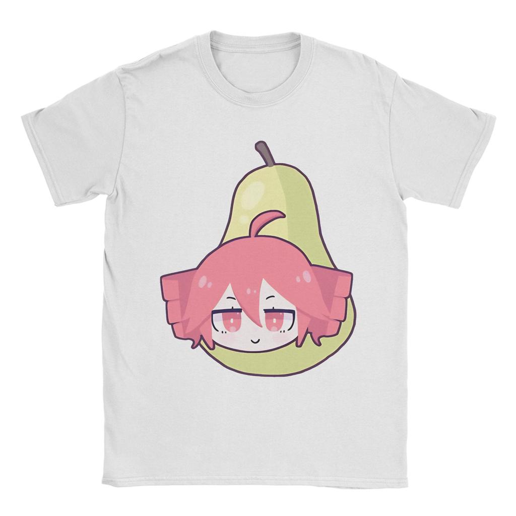 Unisex Unisexs Kasane Teto Cartoon Anime T-Shirt Virtuelle Idole 100% Baumwolle Oberteile Einzigartig Kurzarm Rundhals T-Shirts Geschenk T-Shirt