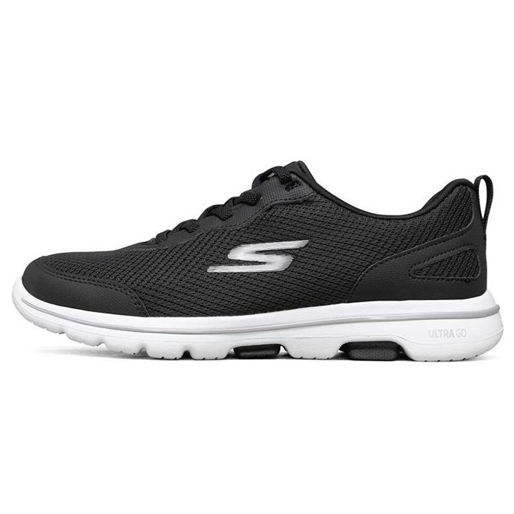 (WMNS) Skechers Go Walk 5 Black White Women s 124011-BKW EU 36