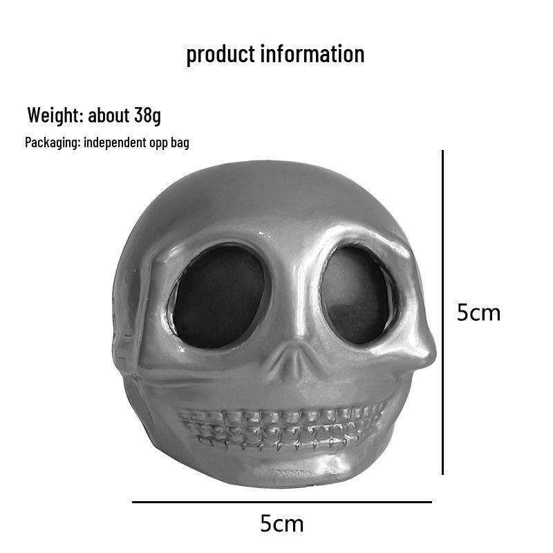 Ghost Skull Decompression Squeeze Toy – Stress-Relief Bug Eyeball