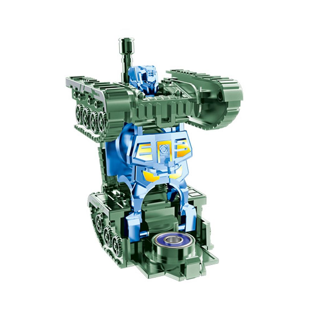 Creative Mech Fidget Spinner Simulated Tank Deformation Plastic Relief Gifts Toy Hand Robot Toy E1E4