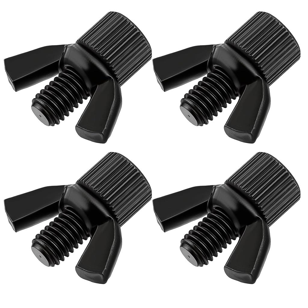4 Pcs Motorcycle License Plate Screws, 6mm Motorcycle License Plate Bolts Universal Thread Screws Nylon Bolts and Nuts for Cars Trucks Bike Plates