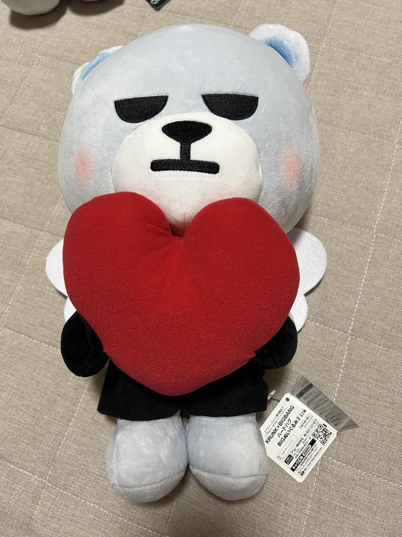 

[USED] KRUNK x BIGBANG Heart Hug Big Plush Toy D-LITE