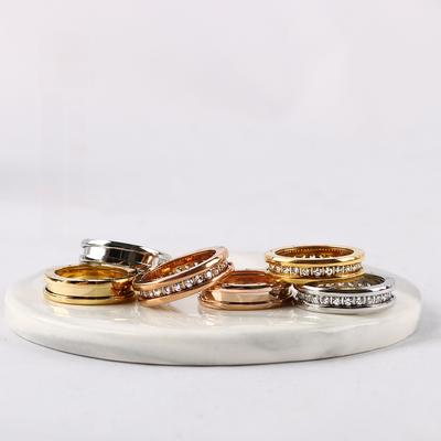 Bague Bague de Couple Bague Diamant Entier pour Hommes et Femmes