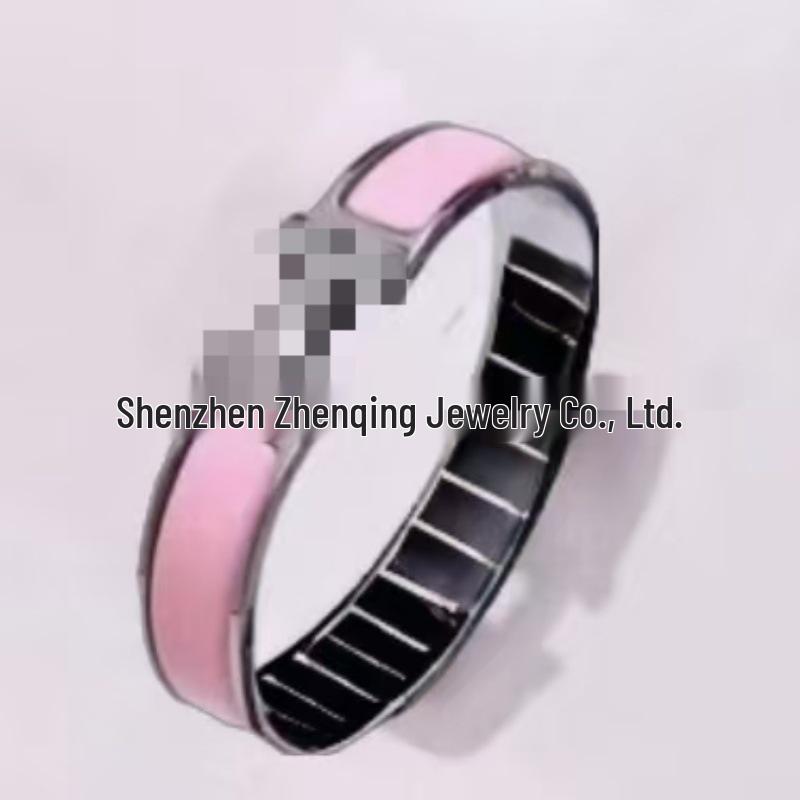 Náramek s písmenem H pozlacený 18k smaltovaný - Klasická móda, Více barev, Ideální pro páry