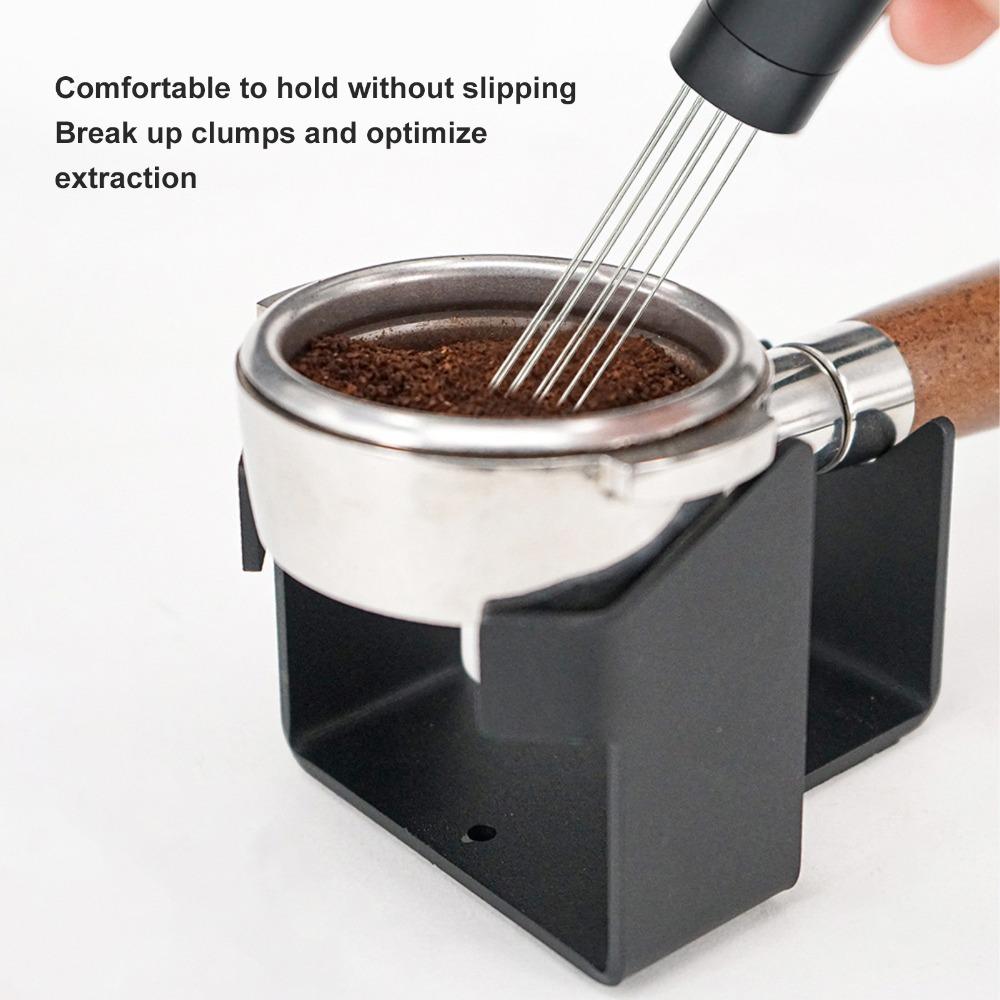 Black Aluminum Alloy Coffee Stirring Tamper Stainless Steel Coffee Needle Stirrer  Coffee Making