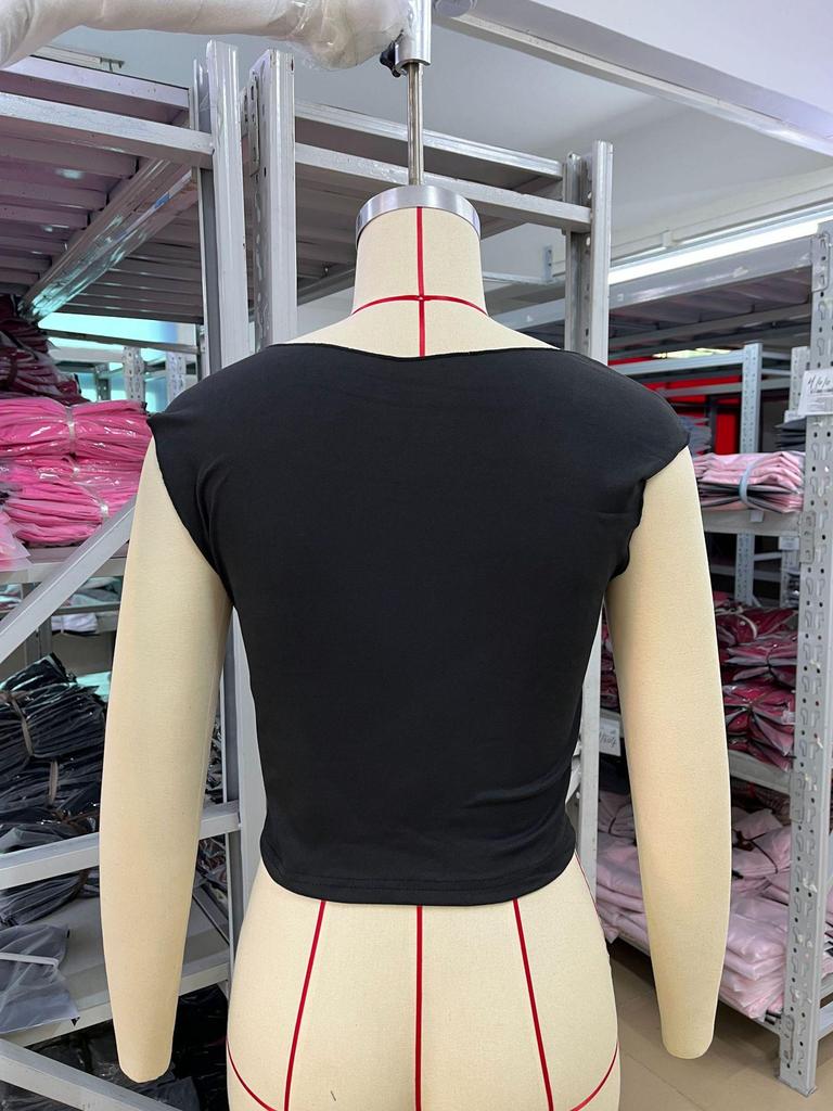 2026 European Summer Square Neck Sleeveless Bow Knot Cropped Sexy Tank Top for Women
