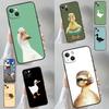 Cute Cartoon Duck Case For Oppo A38 A74 A94 A54 A18 A58 A78 A98 A80 A60 A40 A96 A76 A16 A15 A17 A57 A77 A5 Pro