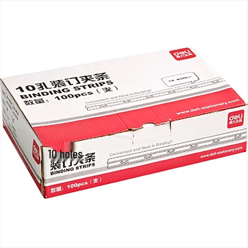 

Deli 3825 10-Hole Binding Strips