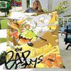 Hot Role The Bad G-Guys  Pattern Blanket Flannel Thin Blanket Portable Home Travel Office Lunch Break Blanket Birthday Gift