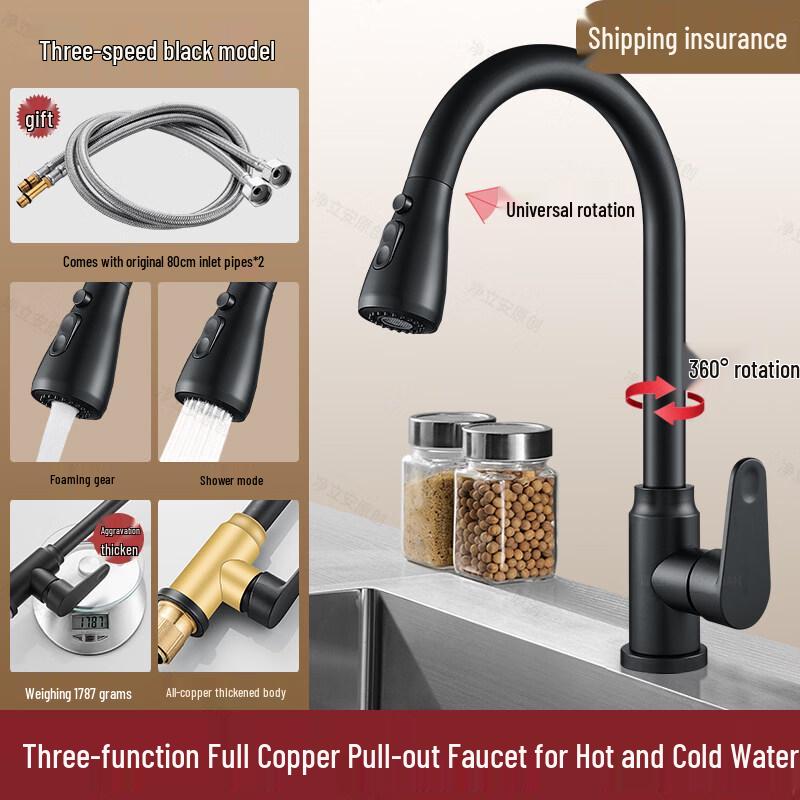 YuZhuXun HC Wall-Mounted Kitchen Sink Faucet
